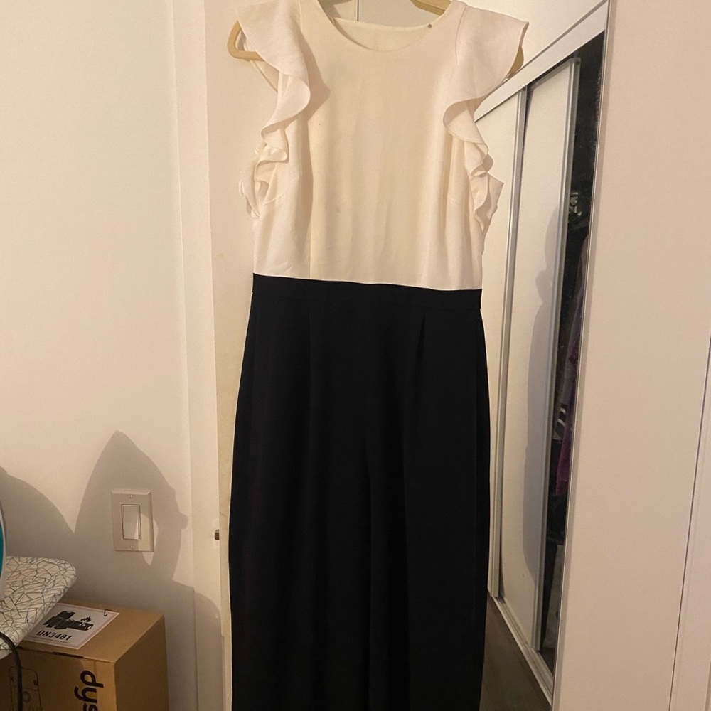 Jcrew ruffle jumpsuit